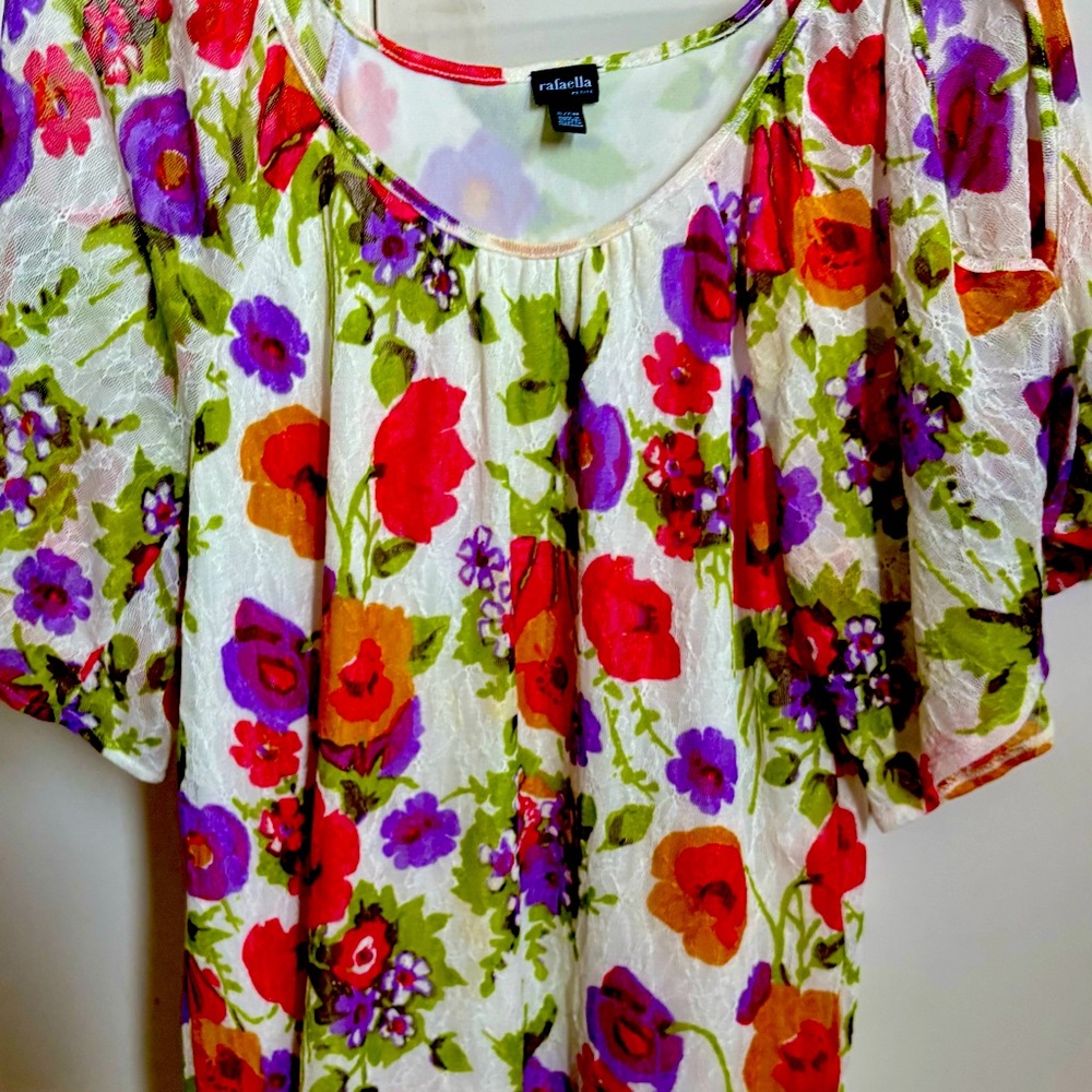 Rafaella Floral Lace Top